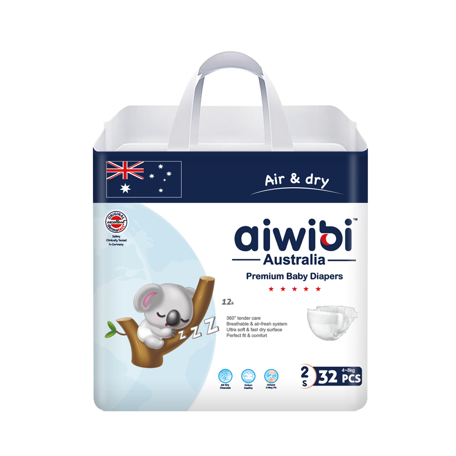 Pañales para Bebés Comfy Soft Paquete Mediano Talla (S,M,L,XL)