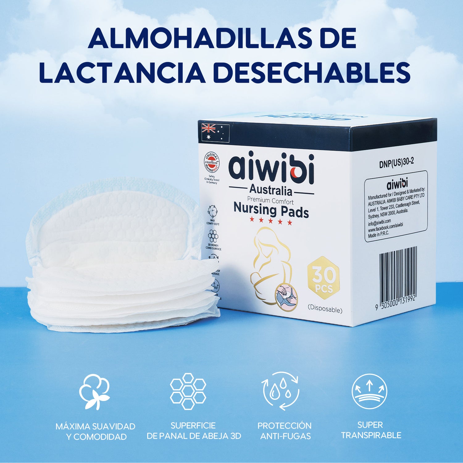 Almohadillas de Lactancia Desechables