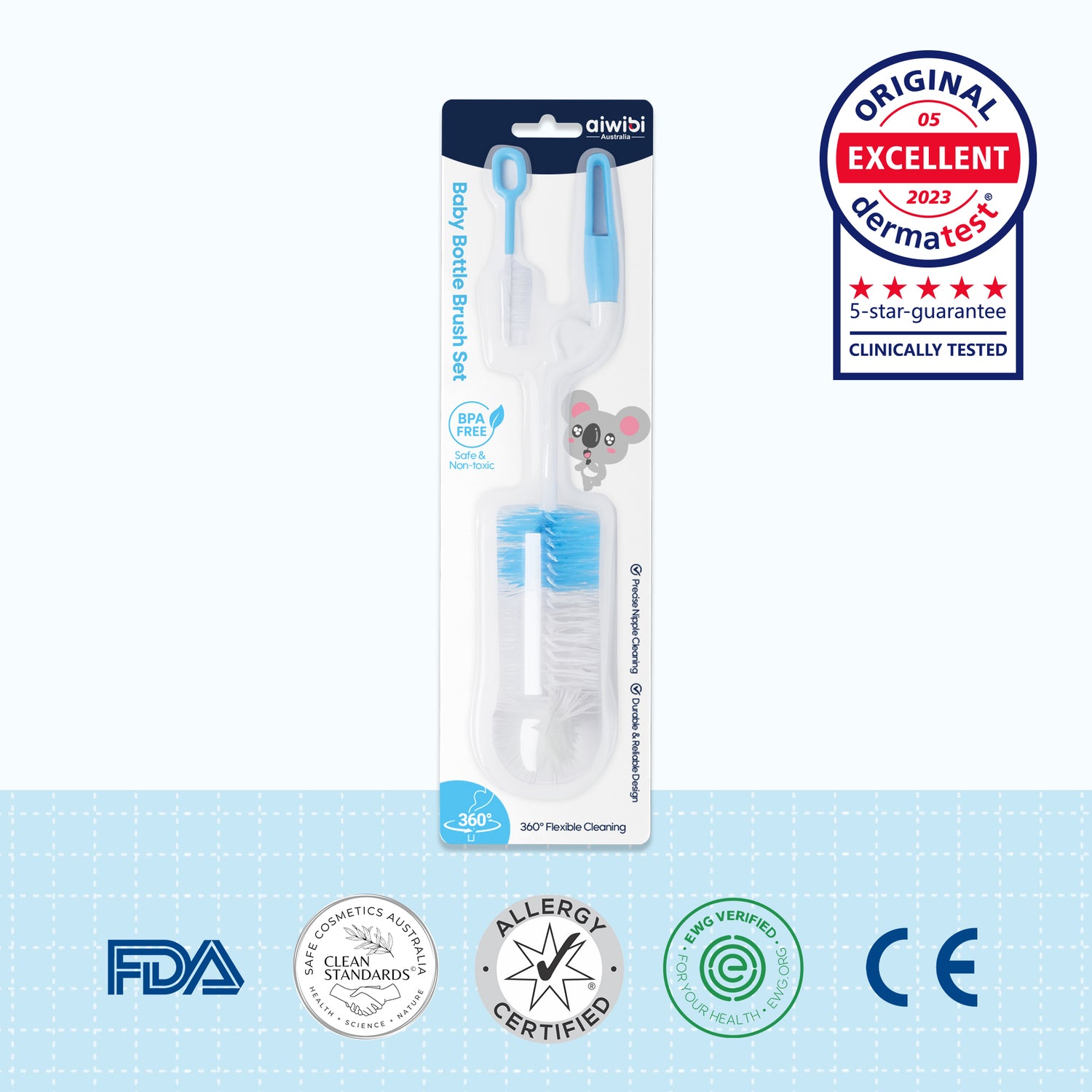 Cepillos para Biberones Aiwibi