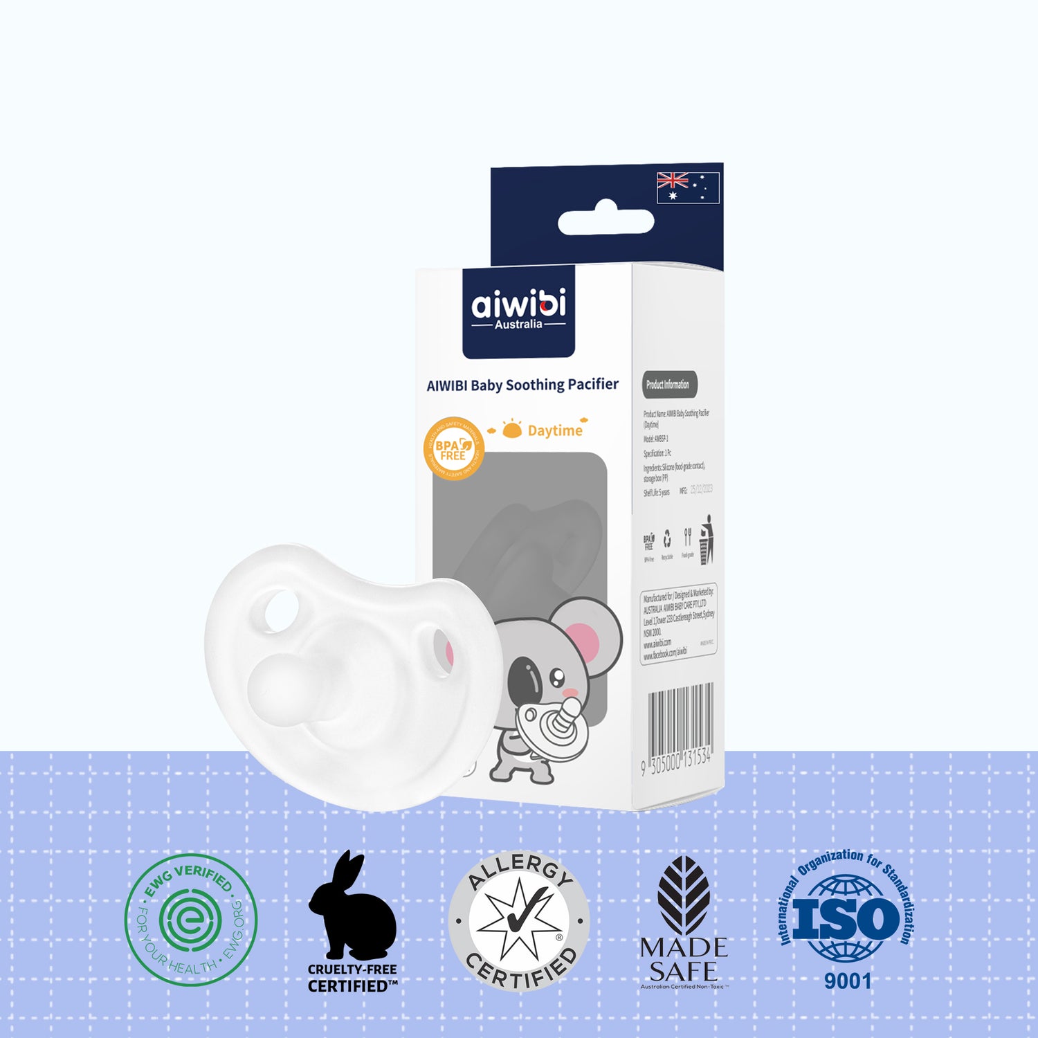 Chupete de Silicona Calmante (Día y Noche)