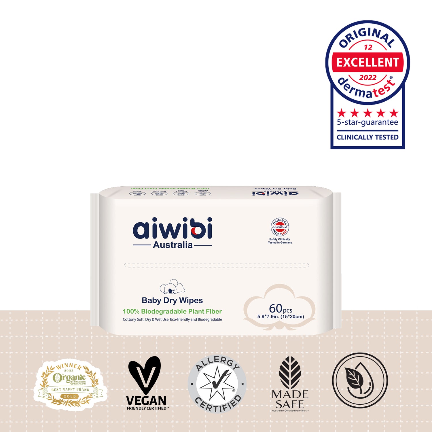 Toallitas Secas 100% Biodegradables