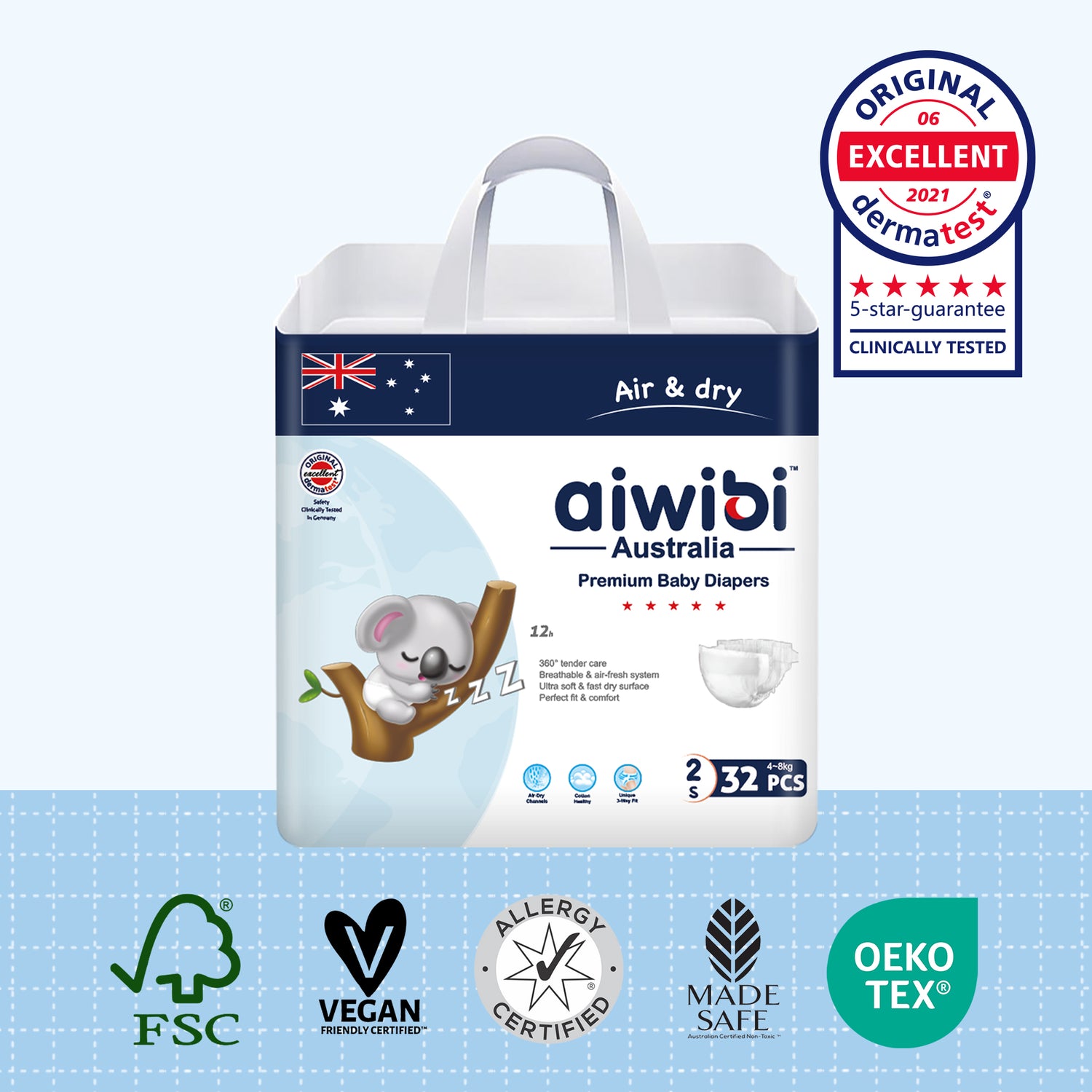 Pañales para Bebés Comfy Soft Paquete Mediano Talla (S,M,L,XL)