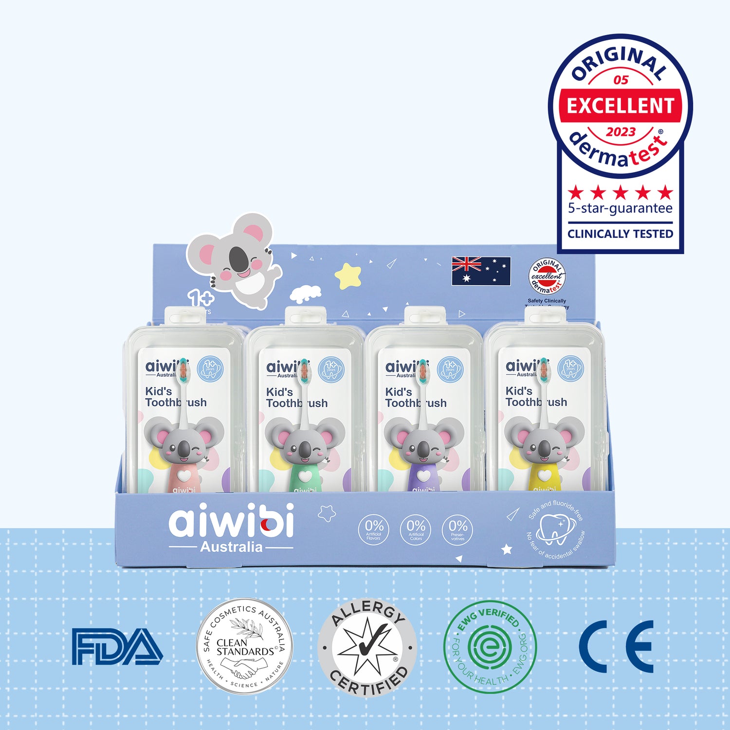 Cepillo de dientes infantil divertido