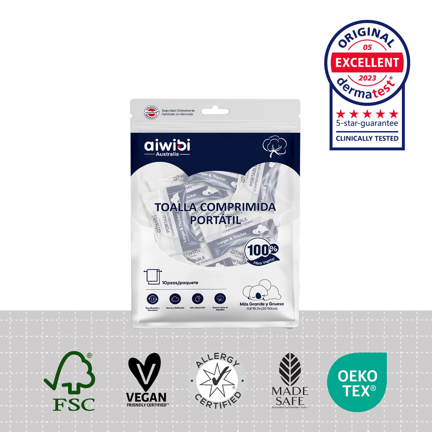 Toalla Comprimida Portátil