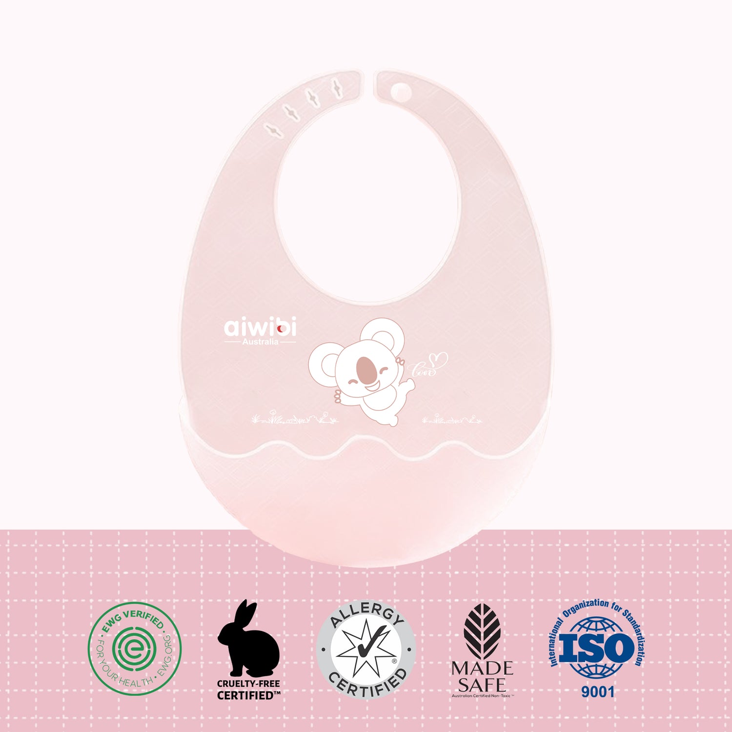 Babero de Silicona Plegable