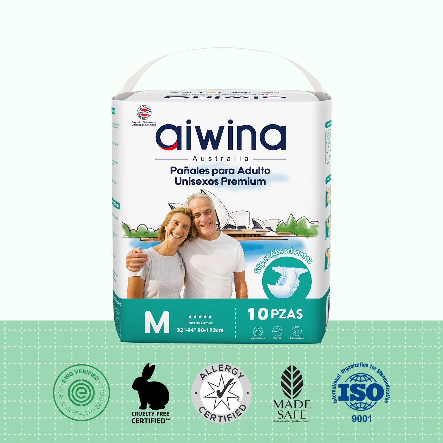 Pañales para Adultos Unisex Premium Talla (M,G,XG) 10un.