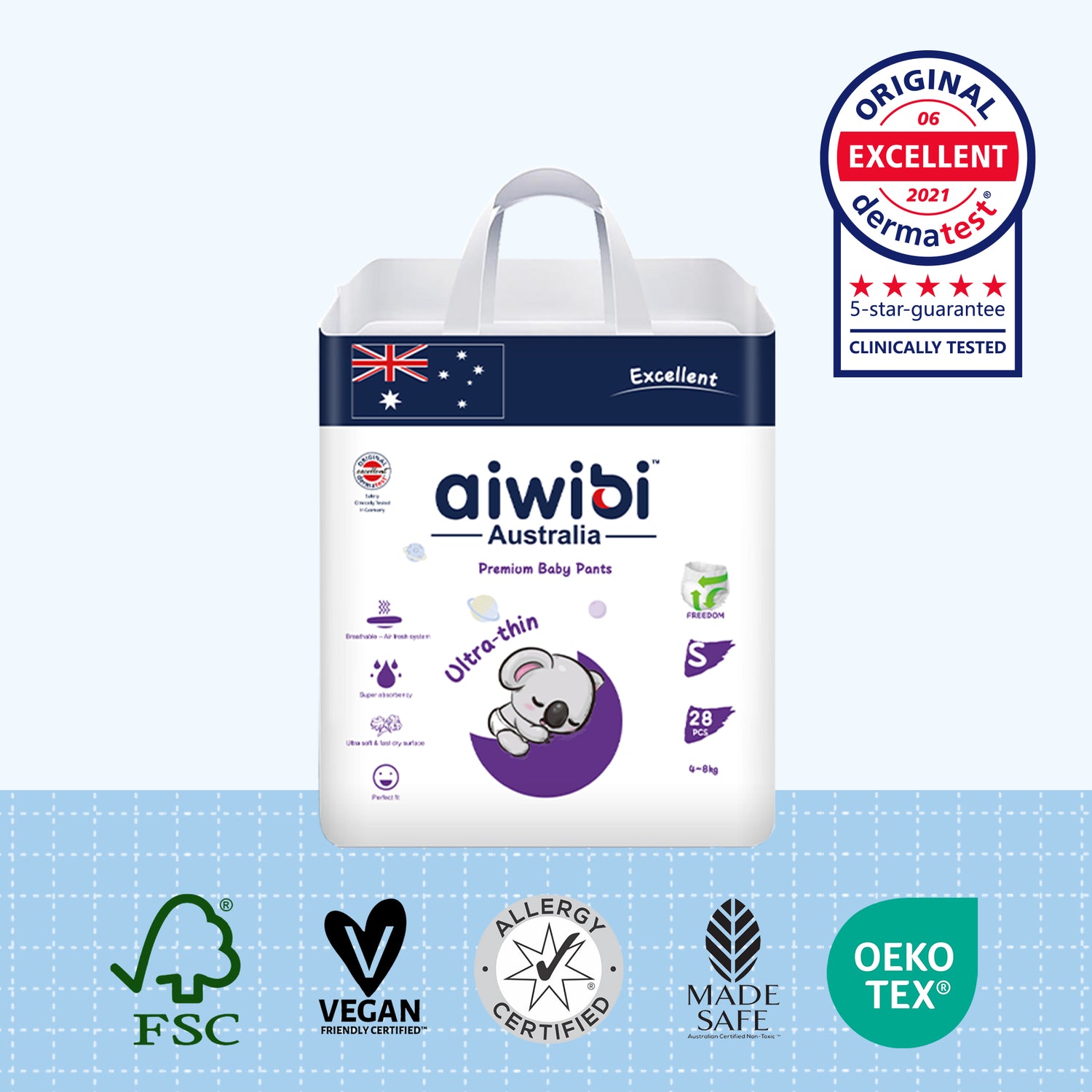 Calzoncitos para Bebé Air Comfort Paquete Mediano Talla (S,M,L,XL,XXL,XXXL)