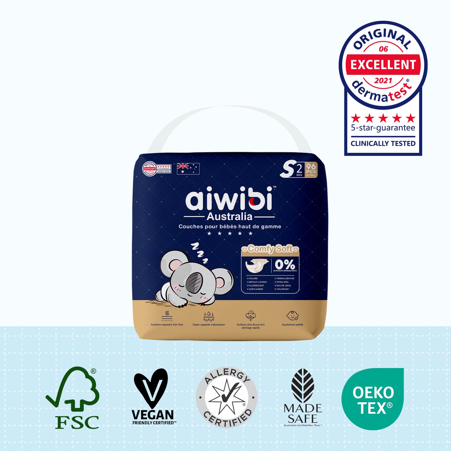 Pañales para Bebés Comfy Soft Paquete Extra Grande Talla (S,M,L,XL)